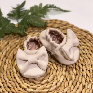 Ungbarna skór með ull - LJÓS BLEIKIR/BEIGE