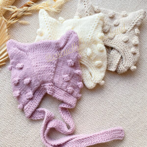 100% Merino húfa ROSE