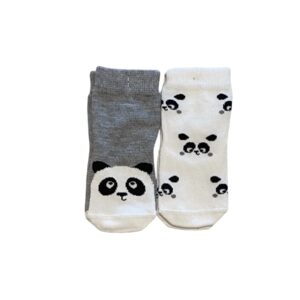 Bómullar sokkar 2 pack Panda