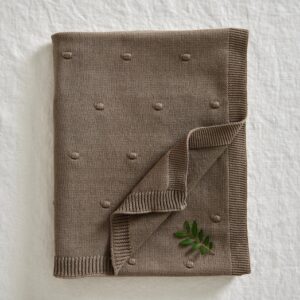 Ungbarnateppi organic Brúnt