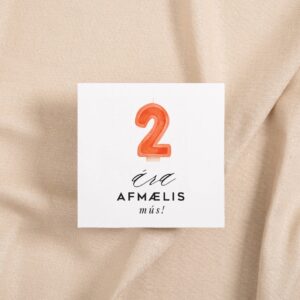 Tækifæriskort 2 ára