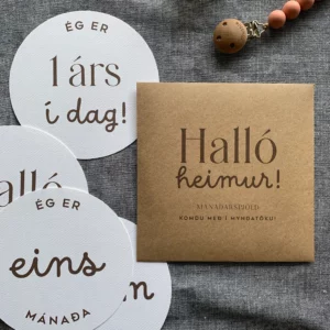 Mánaðarspjöldin - Halló heimur