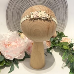 Blóma hárband gold