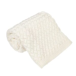 100% Merino teppi Ecru